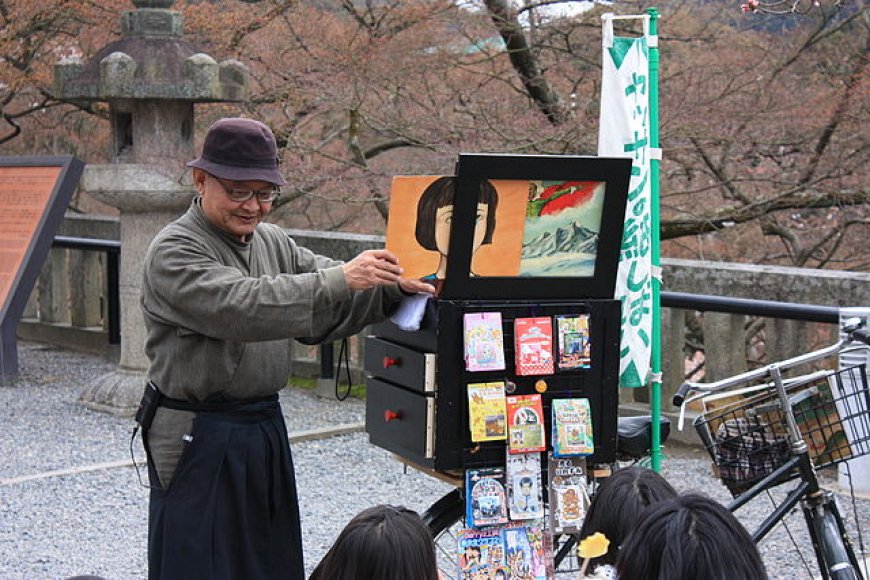 Nghệ thuật kịch giấy Kamishibai ở Nhật Bản