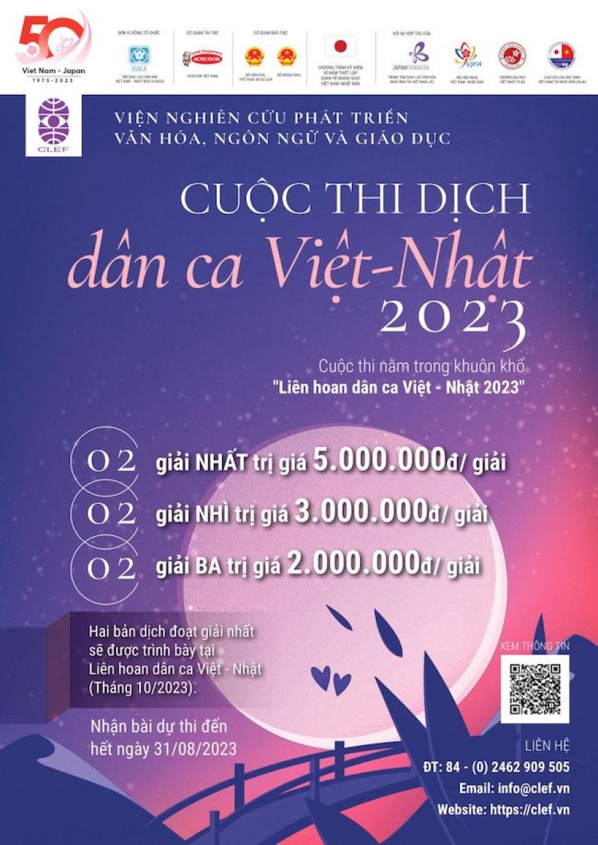 Cuộc thi "Dịch dân ca Việt – Nhật 2023"